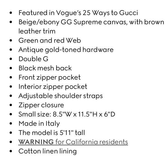 Gucci Backpack - Picture 6 of 13